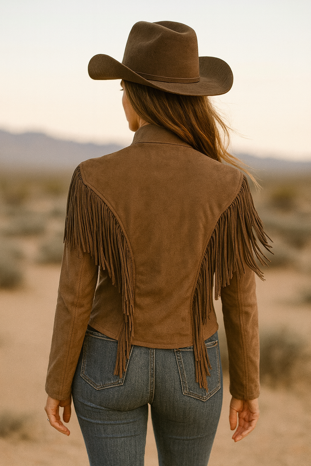 Brown Ladies' jacket L-25301 for wholesale on Faire1