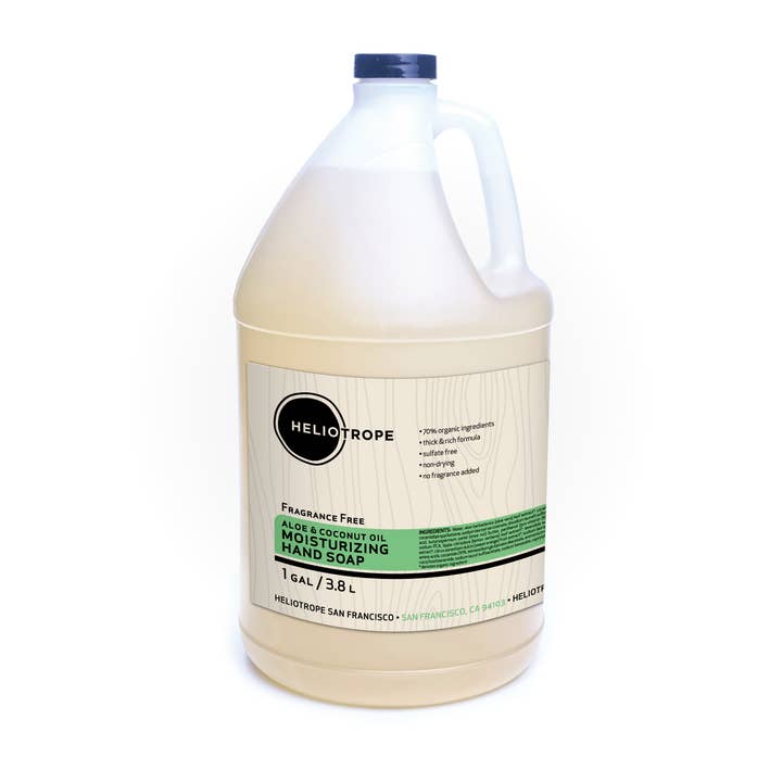 Savon pour les mains botanique sans sulfate EN GROS - RÉDUCTIONS SUPPLÉMENTAIRES pour la vente par Heliotrope