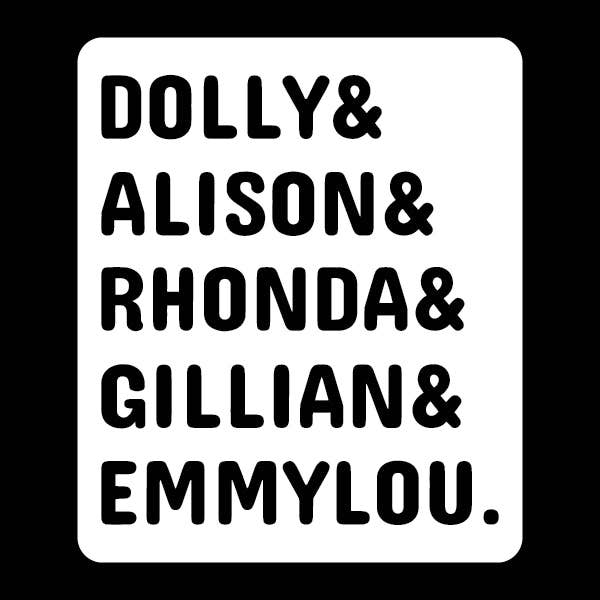 Women Bluegrass Icons Sticker for wholesale by House of Swank Clothing