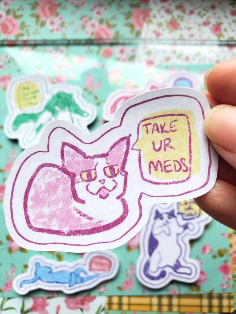 Joan of Art - Vente Autocollant - Autocollants Self-Love Cat9