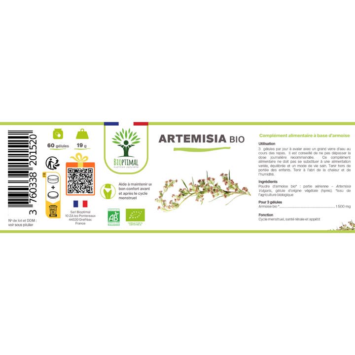 Bioptimal - Wholesale Oral Supplement/Vitamin - Organic Artemisia - Food supplement - in capsules10
