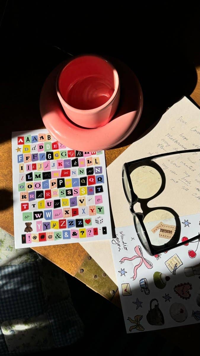 TINYSTORE - Wholesale Sticker - (Most Popular) Letter Stickers! (2 sheets)1