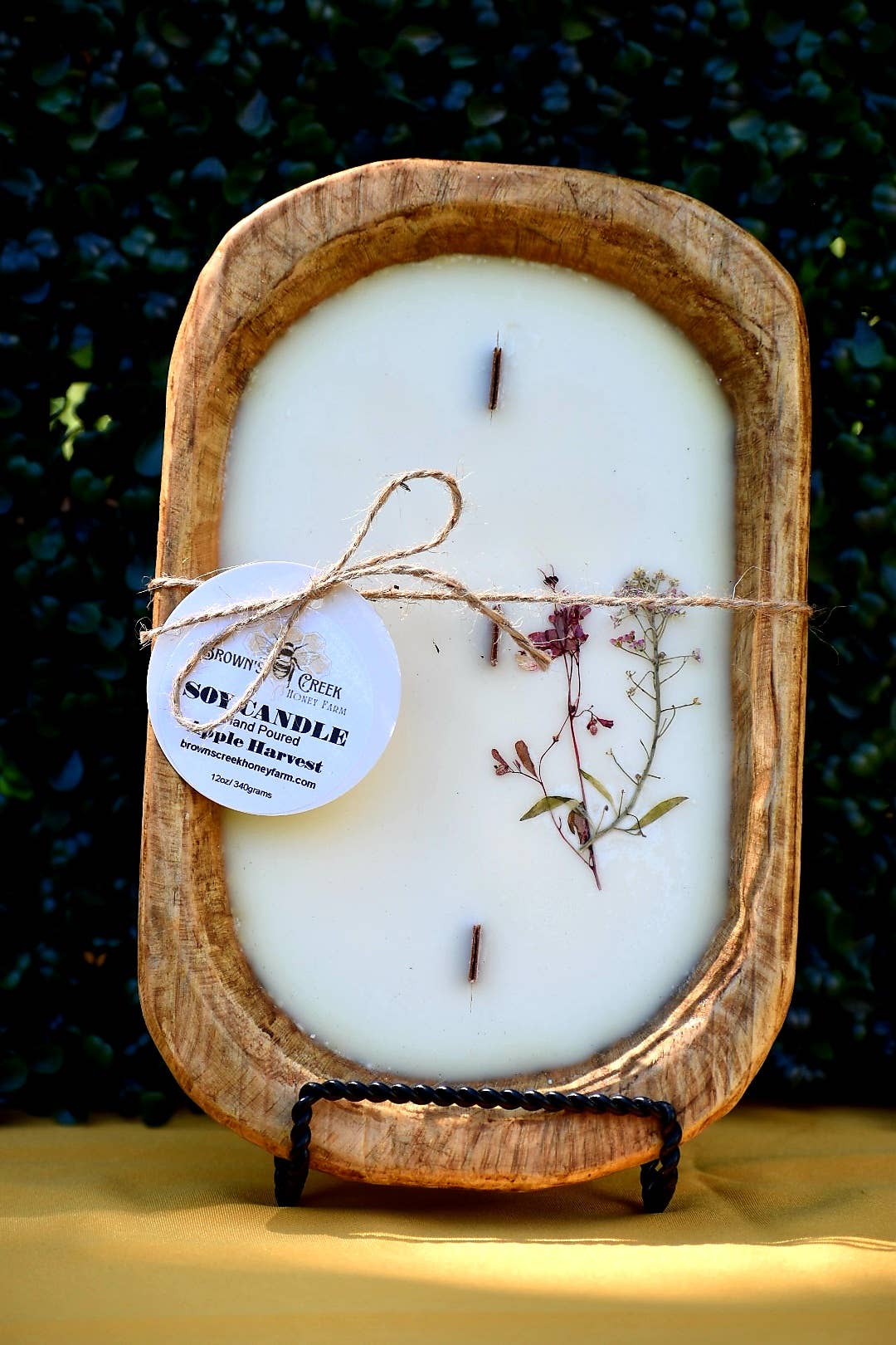 Brown's Creek Honey Farm - Vente Bougie en bocal - Bougie Bol à pâte4