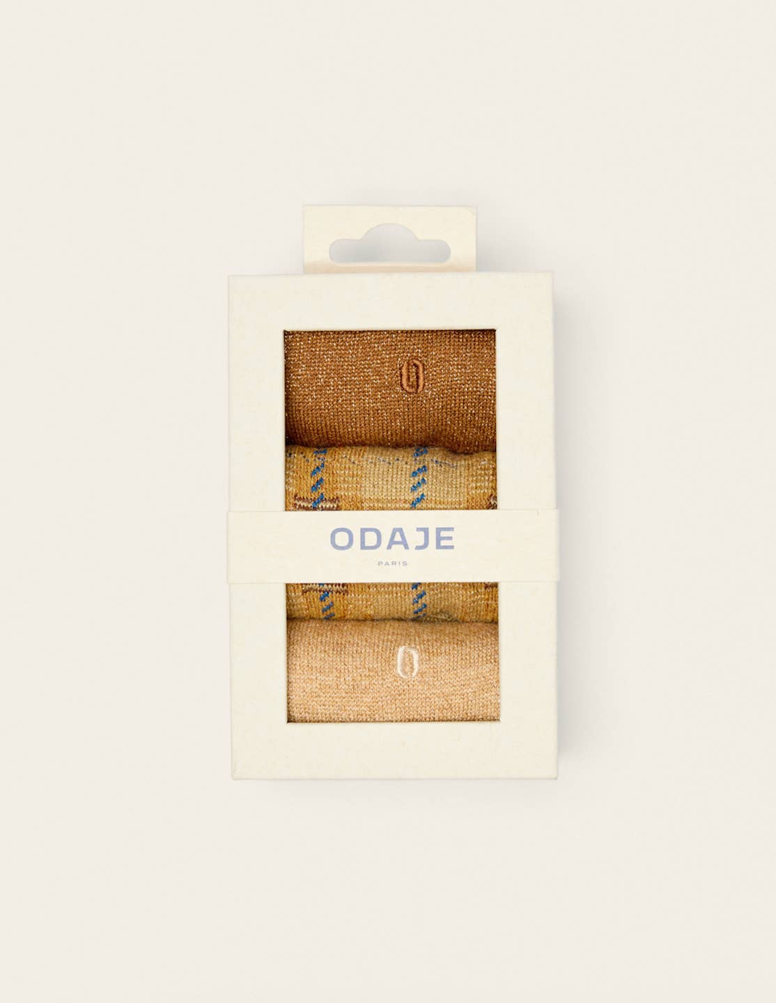 ODAJE - Wholesale Socks - Women's - 3-Pack Socks - Tartan Fantasy and Gold Glitter