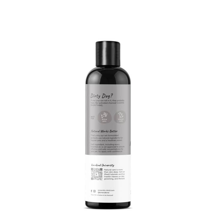 Alamo Pet Experts - Wholesale Pet Shampoo - Dog - KIN Patchouli (Charcoal Deep Clean Natural Shampoo for Dogs)