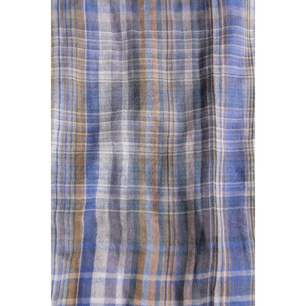 Multi Cachecol Multi Colorido de Algodão Xadrez Infinity para Mulher para venda a revendedores na Faire2