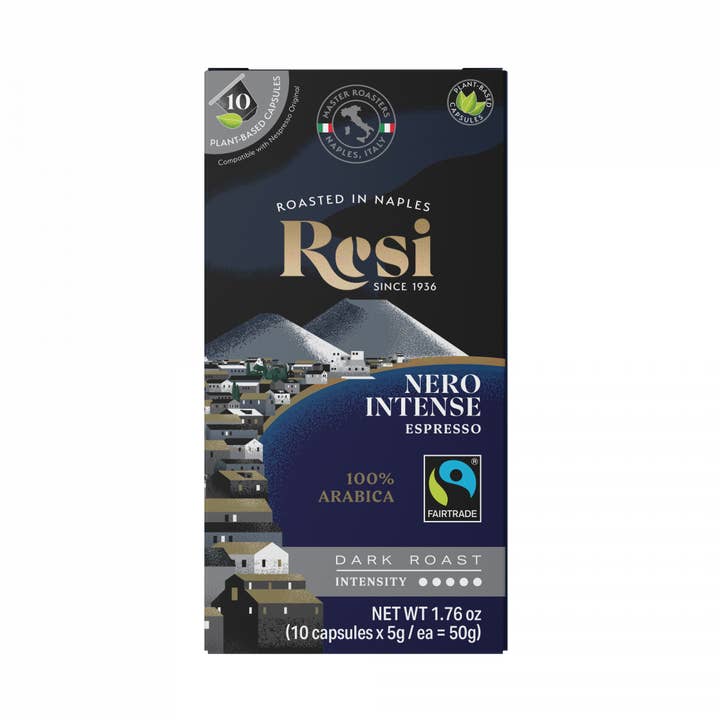 Kapslar Nero Intense 100% Arabica Fairtrade 100 cps för wholesale av Resi Bras srl