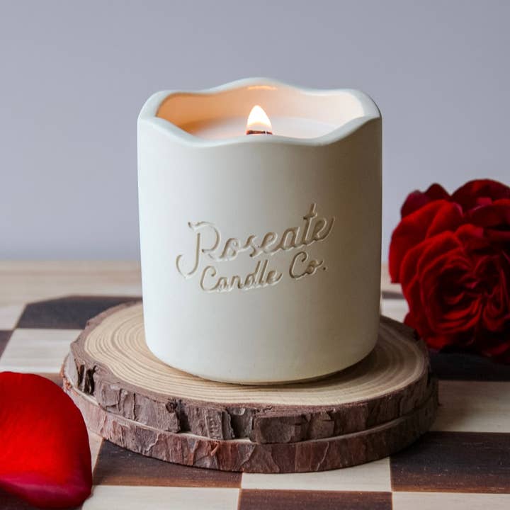 Book Nook Candle for wholesale by Roseate Candle Co.