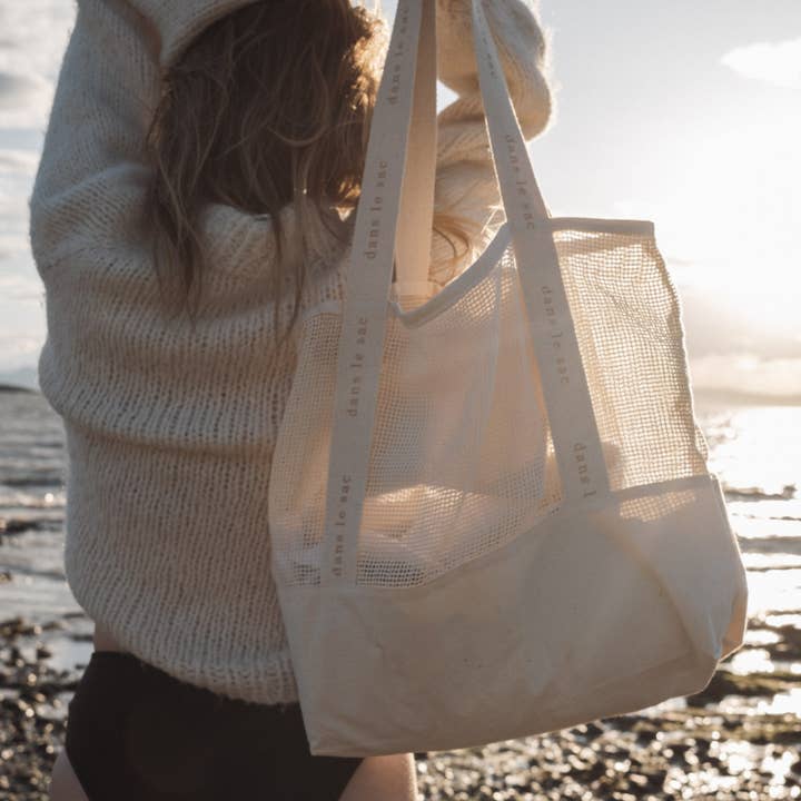 Dans le Sac - Wholesale Beach Bag - Mesh beach tote bag