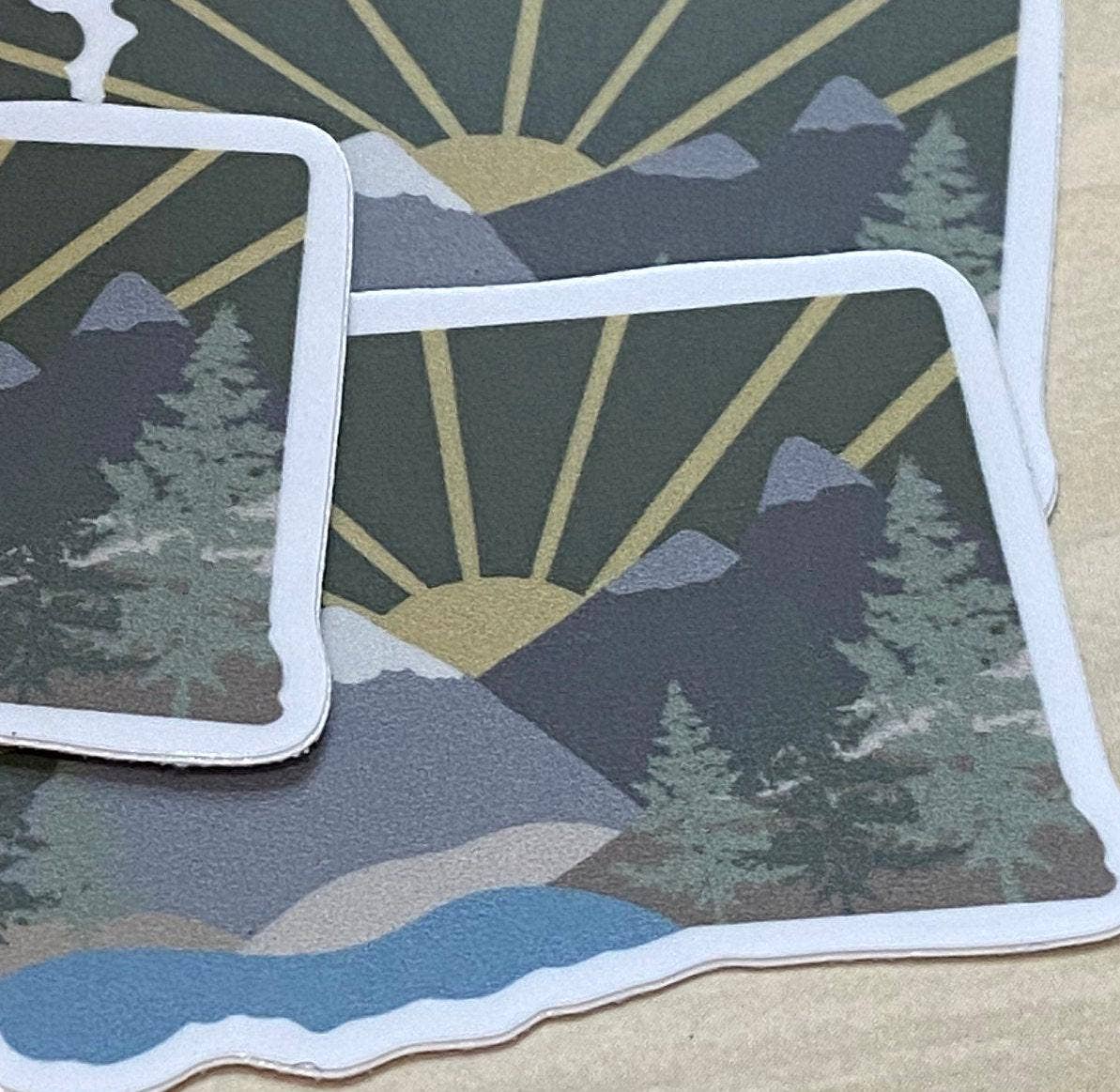 Beth Ann Erickson Designs - Wholesale Sticker - Washington State Sticker, Durable Waterbottle Sticker5