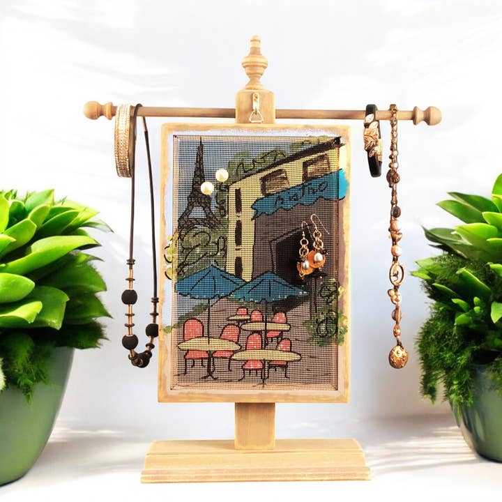 Classic Earring Holder - Bistro Design for wholesale by Earring Holder Gallery