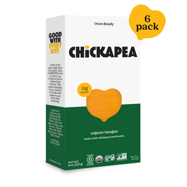 Chickapea - Wholesale Pasta - Lasagna (6 Pack)