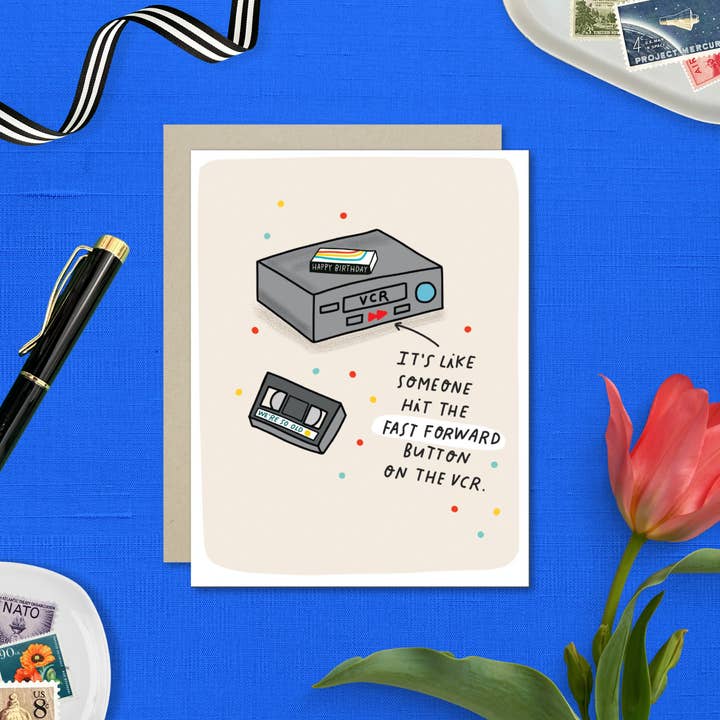 Barone and Co. - Wholesale Birthday Card - Fast Forward VCR Birthday Card5