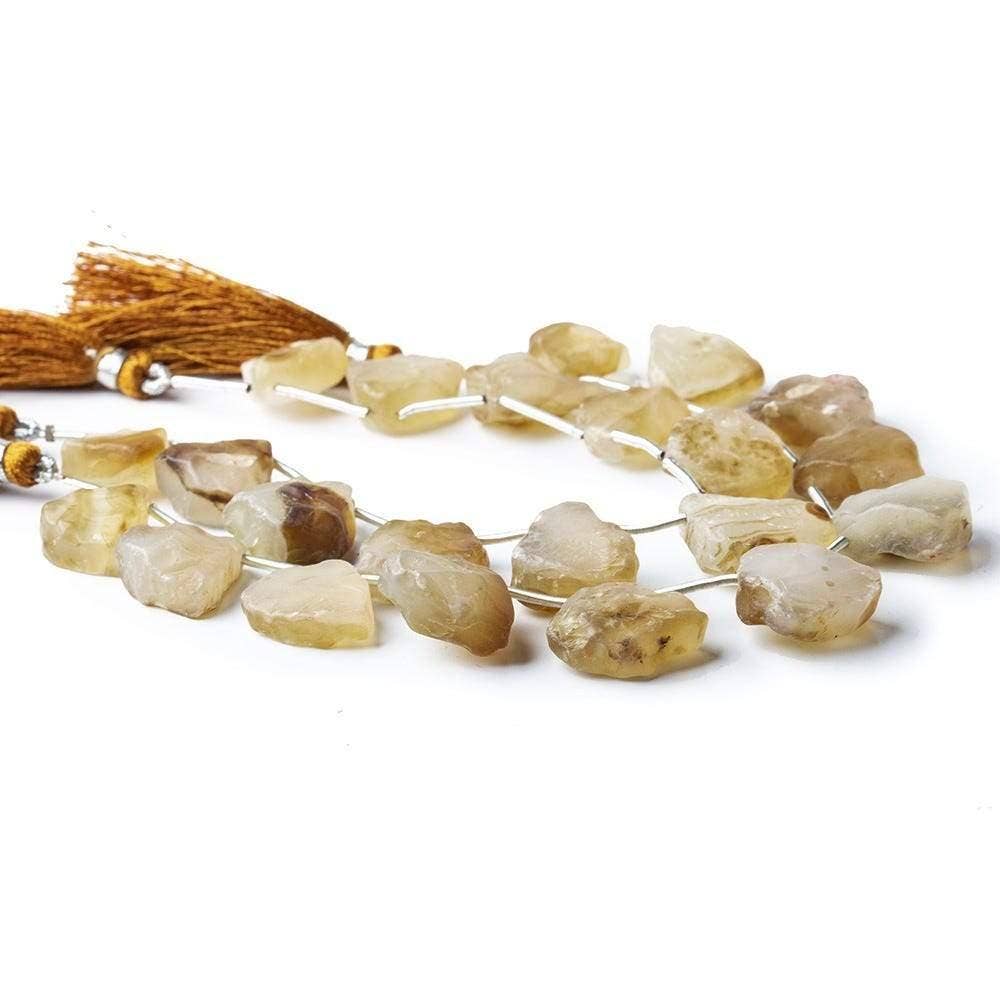 The Bead Traders - Wholesale Spiritual Stone/Crystal - Cream Agate Hammer Faceted Trillions - Lot of 21