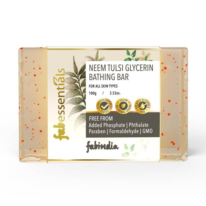 FABE Bathing Bar Neem Tulsi 100gm for wholesale by FabEssentials