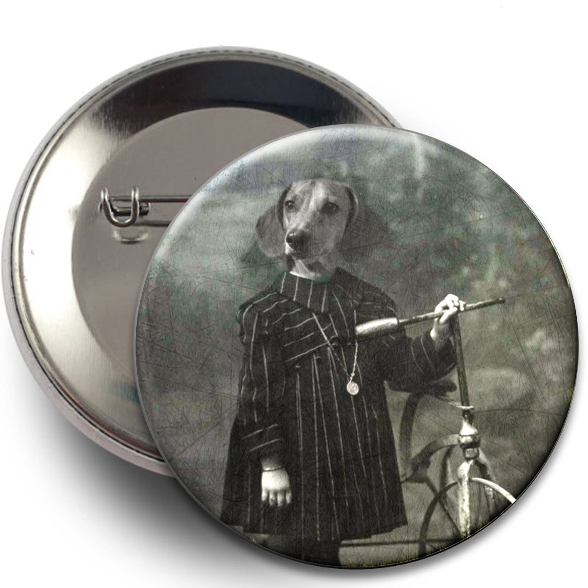 The Wild Oddisorium - Wholesale Lapel Pin/Button - Dog Buttons, Pins, Badges, POS, Funny Dogs in Clothes, Cute17