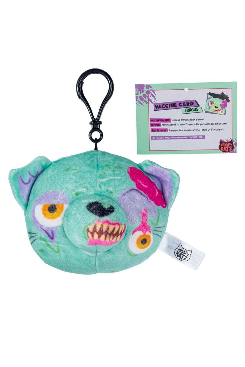 License 2 Play Toys - Wholesale Stuffed/Plush Toy - Kids & Baby - Kreepy Katz 4 Inch Clip-On Plush Blind Bags in 18pc Display5