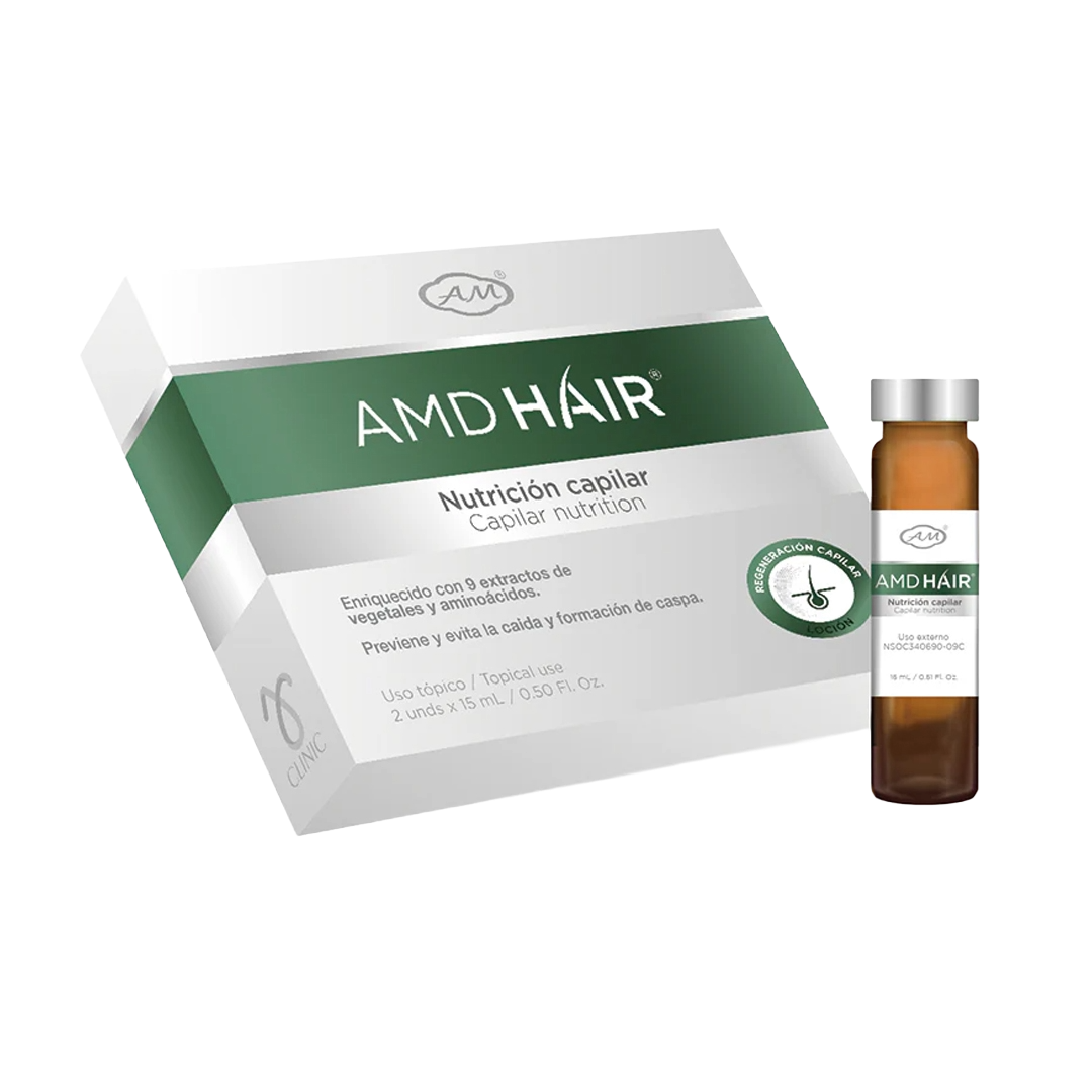 SlimSpa The Body Care Specialists - Wholesale Hair Thinning/Loss Treatment - AMD HAIR CAPILAR LOTION (2 Vials x 15 ml ea)8