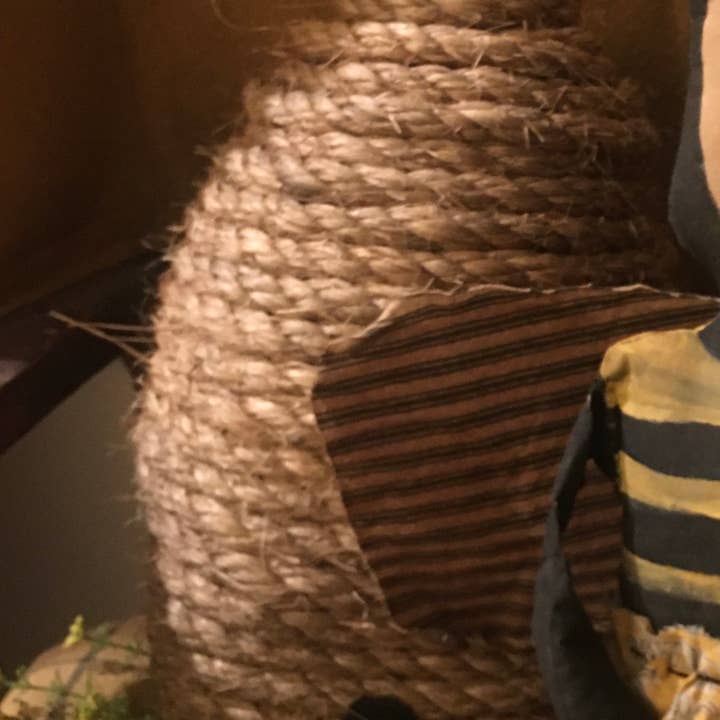 The Cranberry Cornstalk Co. - Wholesale Decorative Tabletop Object - Large Pricket Bee Skep Primitive decor8