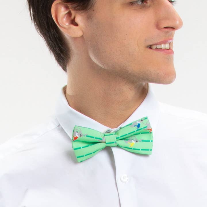 Shinesty, Inc - Wholesale Bow Tie - Men's - Bow Tie | The Louisville Derby Horse Racing Stripe Tie