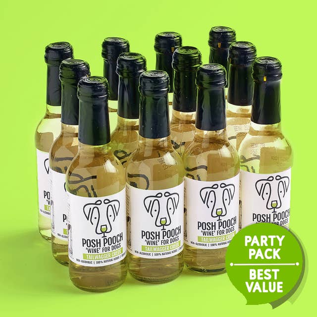 Jojo Modern Pets - Wholesale Pet Treats - Dog - Premium Posh Pooch Dog Wine - Non Alcoholic - (Case of 12)