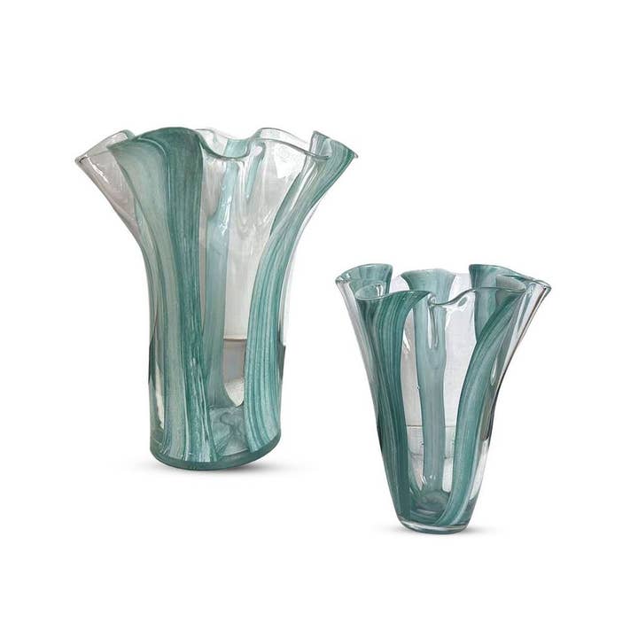 Aria Home - Wholesale Vase - Set of 2 Vases-Handblown Glass-Gift-Housewarming1