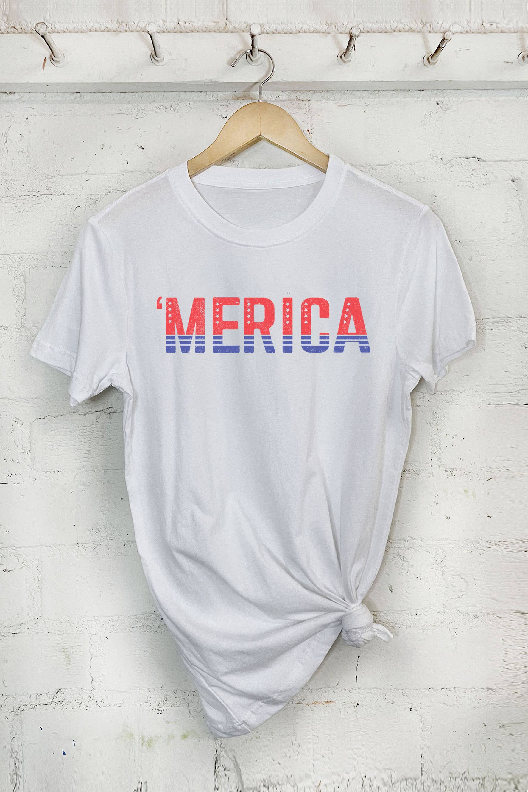 Rustee Clothing - Wholesale Screen Printed T-Shirt - Women's - MERICA0