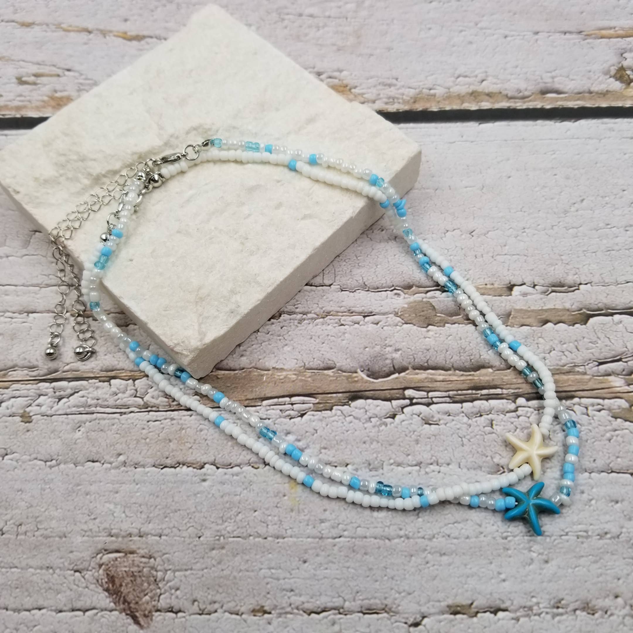 Treasure Wholesale – Colar pingente/pendente por atacado – Colar de Tartaruga Estrela do Mar para Férias na Praia2