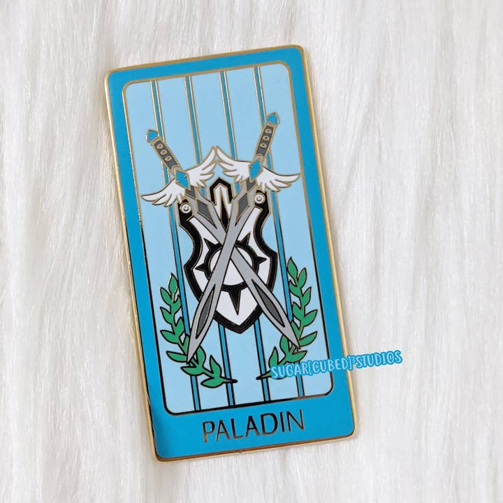The Paladin - DnD Class Tarot-Emaille-Pin-Serie für den Großhandel von Sugar Cubed Studios