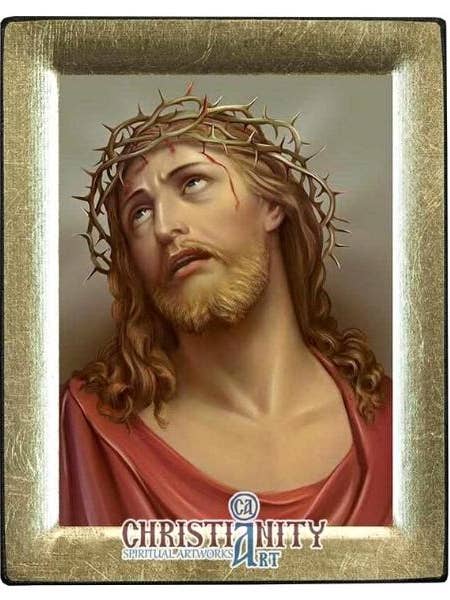 Icône sérigraphiée de la couronne d'épines de Jésus-Christ pour la vente par The Art of the Icon