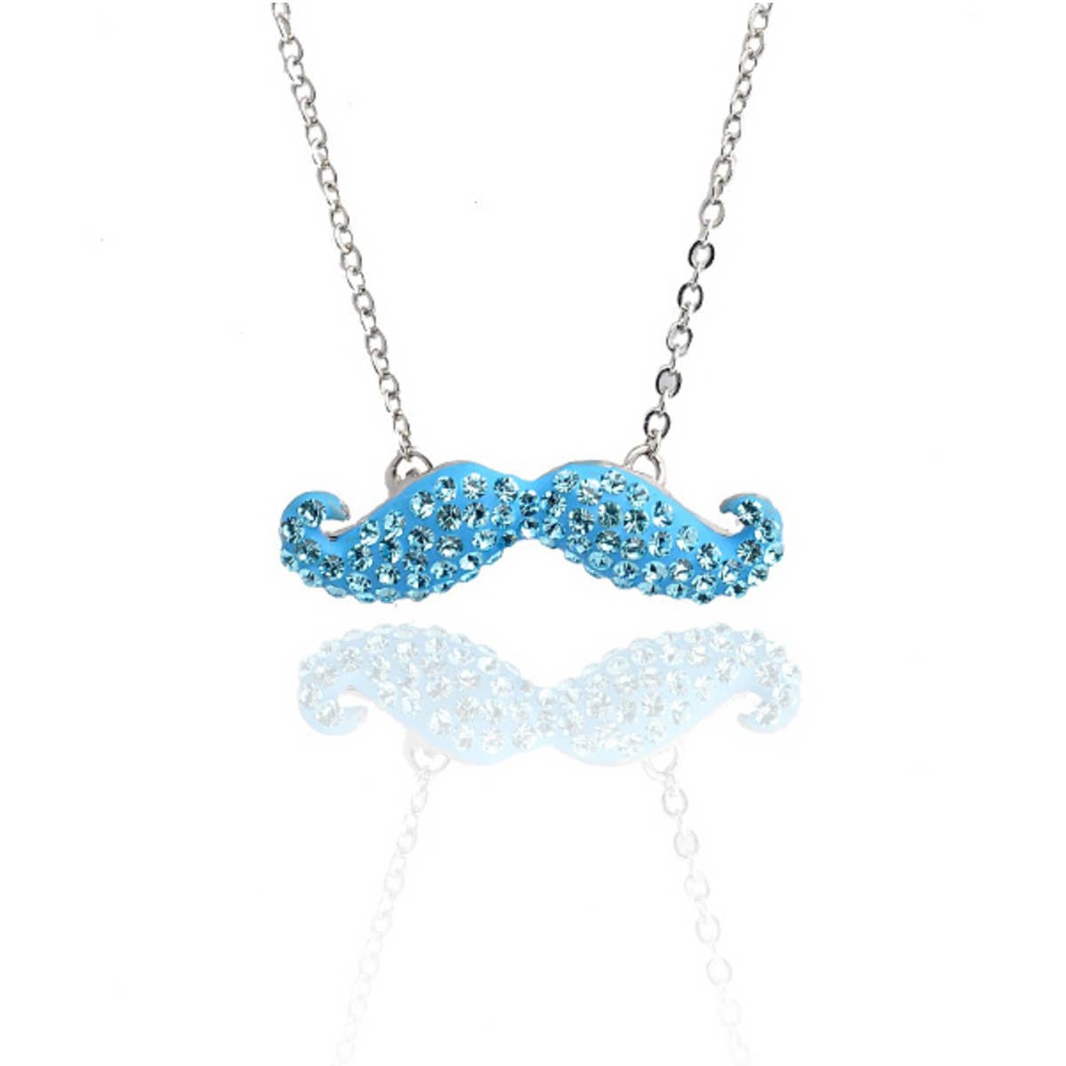 Girl Nation - Wholesale Kids Necklace - Kids - Dazzle Girl- Mustache Necklace5