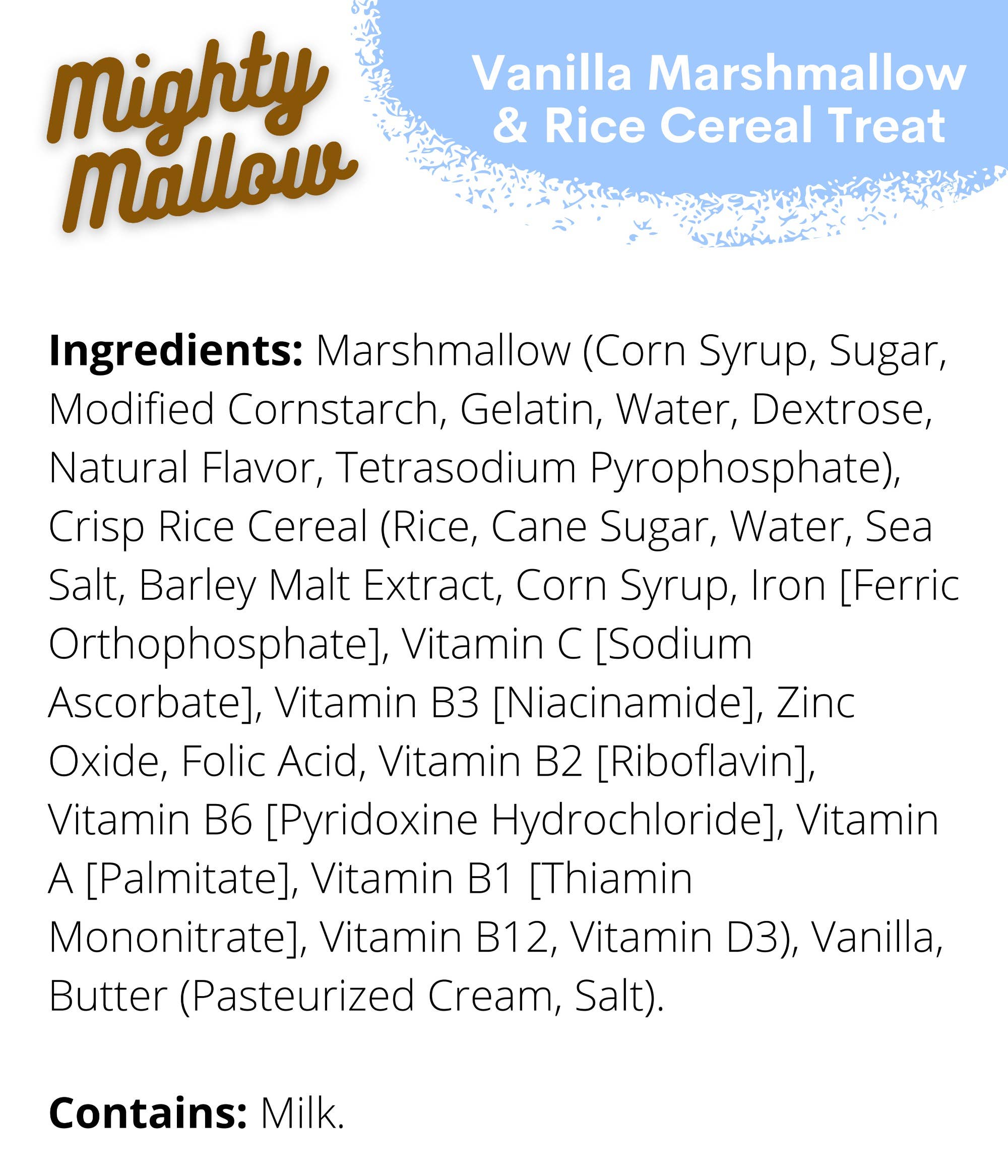 Mighty Mallow Crispie Treats – wholesale Marshmallow – Klassisk vaniljkrispie-godbit2