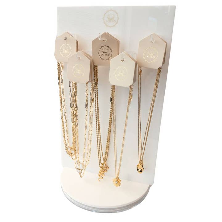 Paquete de collares impermeables para venta al por mayor de Lotus Jewelry Studio