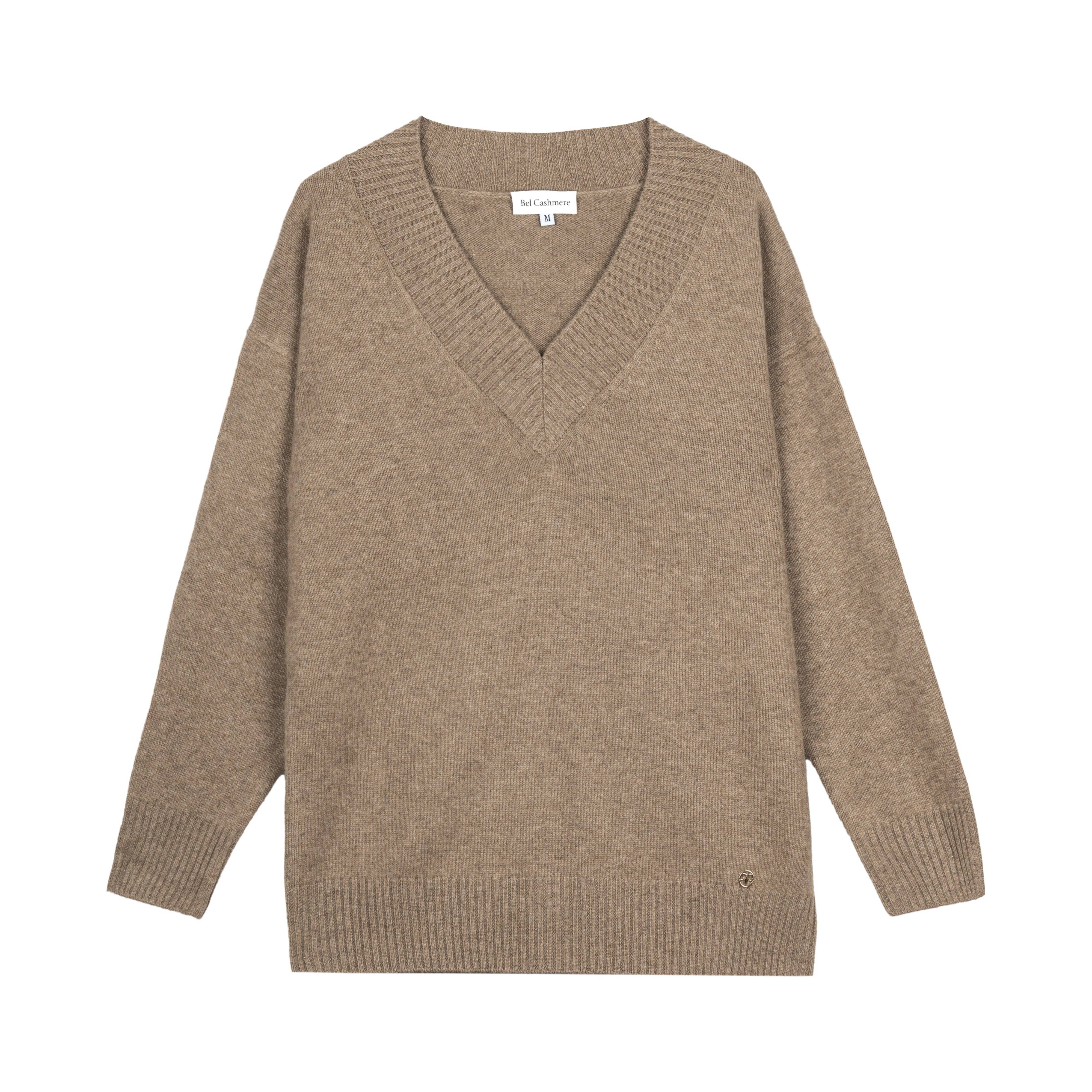 Bel Cashmere S.C. - Wholesale Knit Sweater - Women's - Alma Tan Sweater1