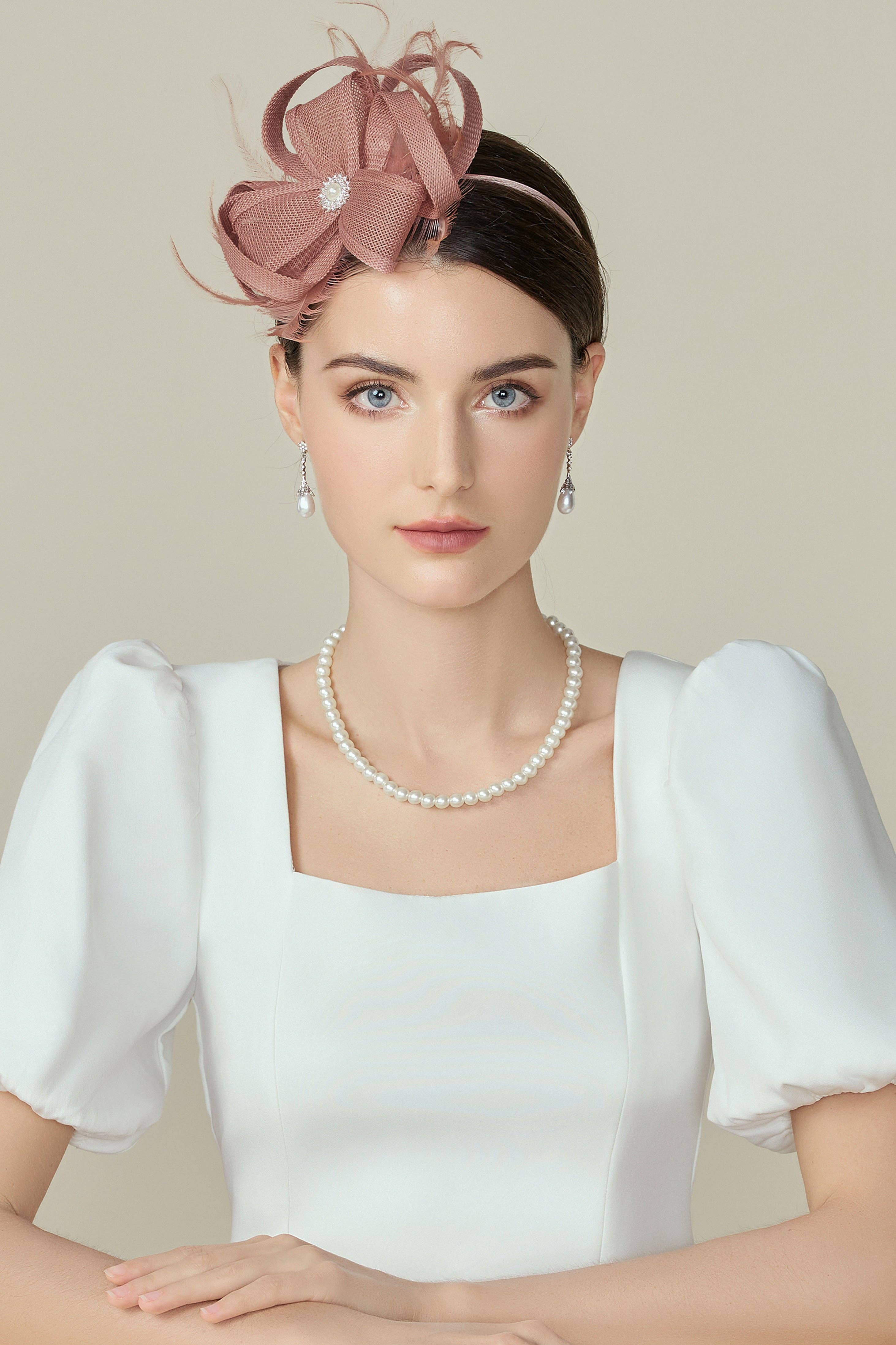 BABEYOND - Wholesale Fascinator Hat - Women's - Graceful Tea Party Derby Fascinator1