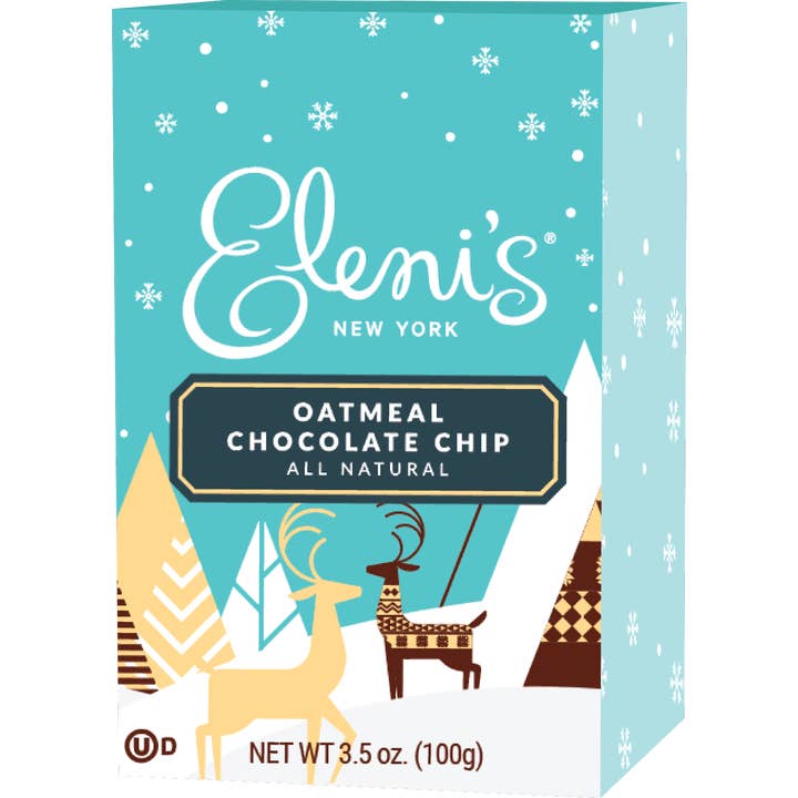 Eleni's Cookies - Wholesale Cookie - Holiday Oatmeal Chocolate Chip Cookie Box1