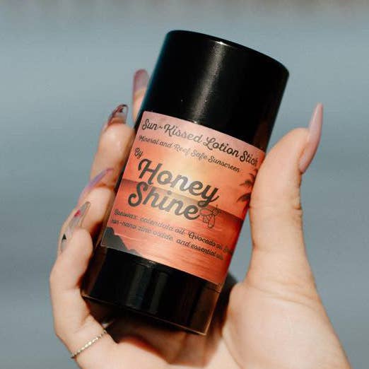 Sun-Kissed Sunscreen for wholesale by Honey Shine Calendula | Danielle Rae Calendula Co
