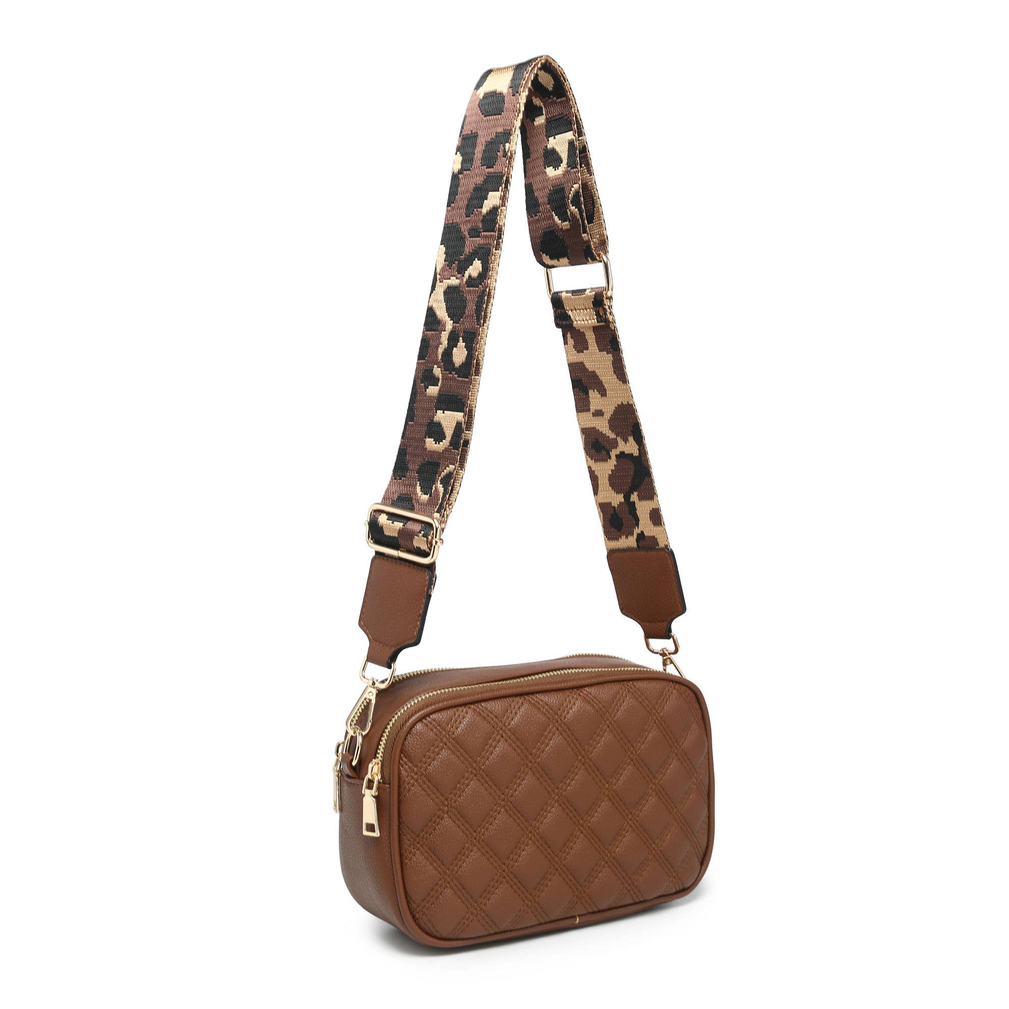 Papaya Fashion Ltd - Wholesale Crossbody bag – Women's - CD21-0352 Cross Body Handbag with double zip top sections4