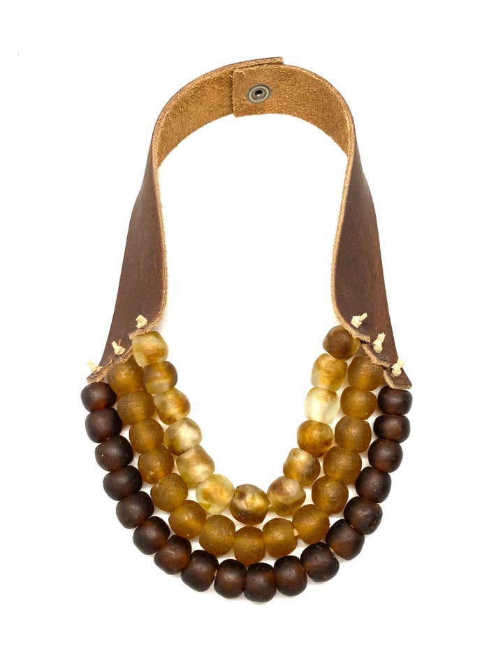 Krobo 3 Strand • Seed for wholesale by Stephanie Leigh Jewelry