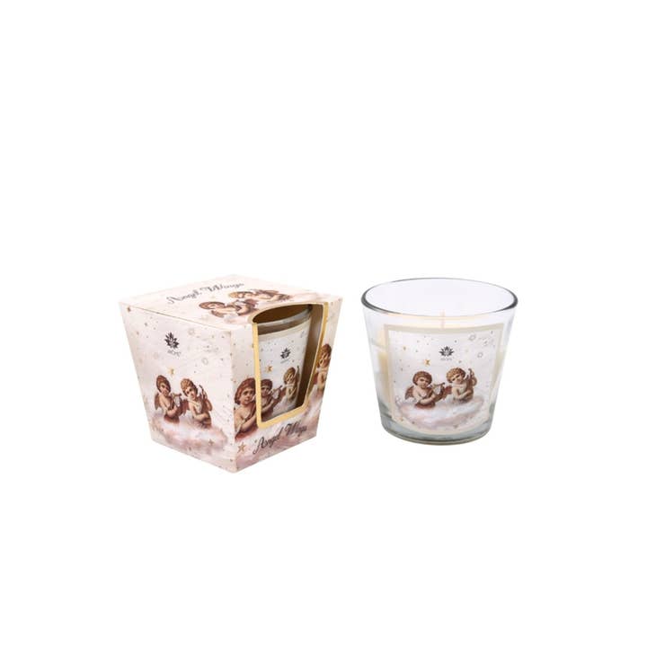 SferaNatura by INCI SRL - Wholesale Jar/Filled Candle - ARÔME Candle Angel Wings 120 g In Glass0