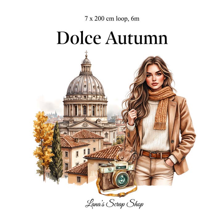 Dolce Autumn - Ruban PET pour la vente par Lana's Scrap Shop
