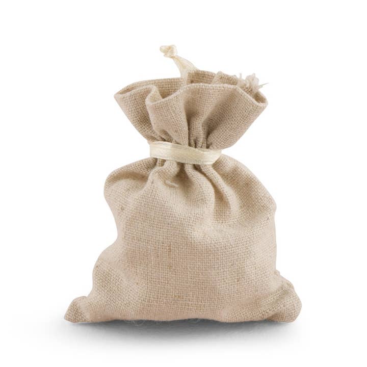 Weddingstar Inc. - Wholesale Favor Bags - Mini Cotton Linen Drawstring Bags - Plain (12)