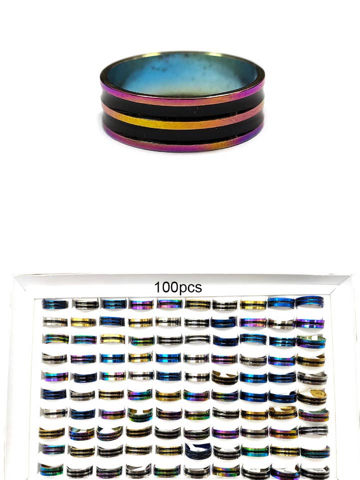 RVS Ringen #2 voor wholesale door Lucylou Collection