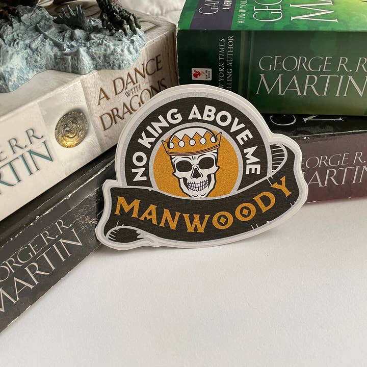 Fox and Brambles - Wholesale Sticker - Skull Kings Medieval Vinyl Sticker