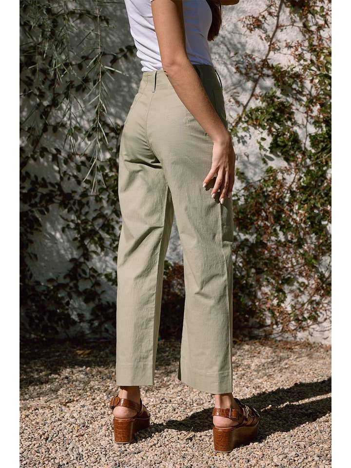RAISONNEL - Wholesale Pants - Women's - SPAN ANKLE WIDE PANT - RB1036
