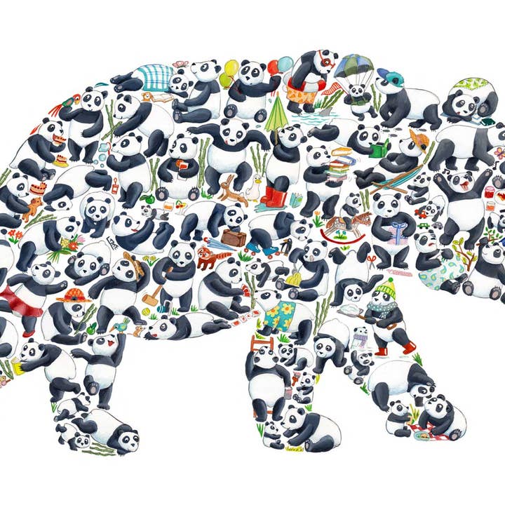 P is for Panda for wholesale by Louise Tate Illustration
