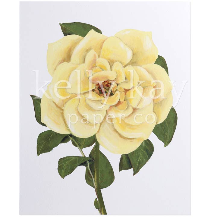 Kunstdruck | Gelbe Rose für den Großhandel von Kelly Kay Paper Co.