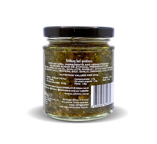 Chimilove - Wholesale Sauce - CHIMICHURRI MILD, PLANT-BASED1