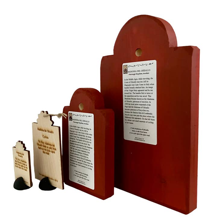 Lynn Garlick Retablos - Vente Tableau/dessin - Madonna del Ghisallo - Cyclistes3