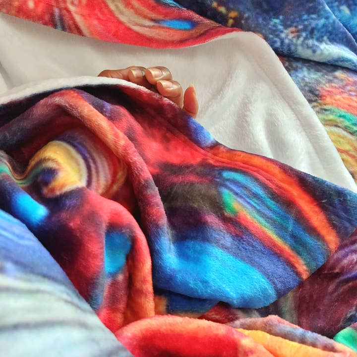 Ohhh So Swag - Wholesale Throw Blanket - Geometric Blue Throw Blanket for Couch Bed Chair Bed | US13